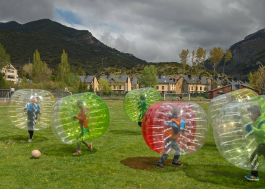 Cumpleaños en Bubble soccer