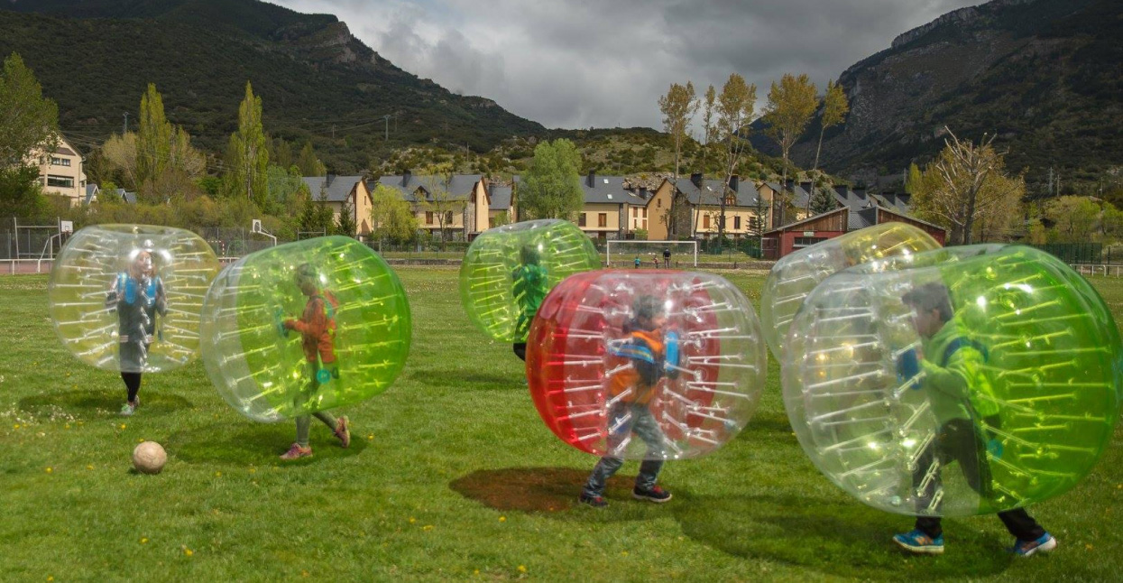 Coordinación en Bubble soccer